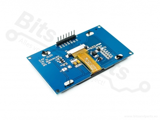 Display OLED 128x64 2,42 inch I2C/SPI Blauw
